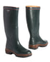 Bronze coloured Aigle Parcours 2 Wellington Boots on white background
