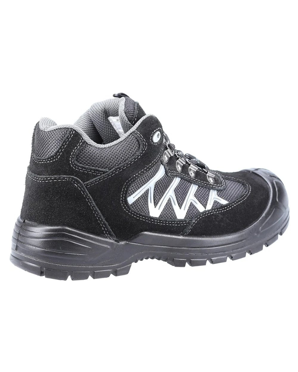 Black coloured Amblers Safety AS255 S1P SRC Safety Boots on white background