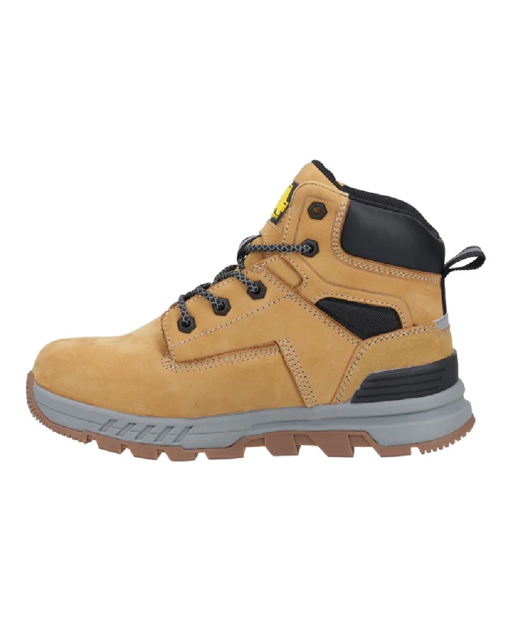 Honey coloured Amblers Safety AS613 Elena Safety Boots on white background