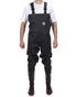 Black Coloured Amblers Safety Danube S5 SRA Chest Safety Waders on white background