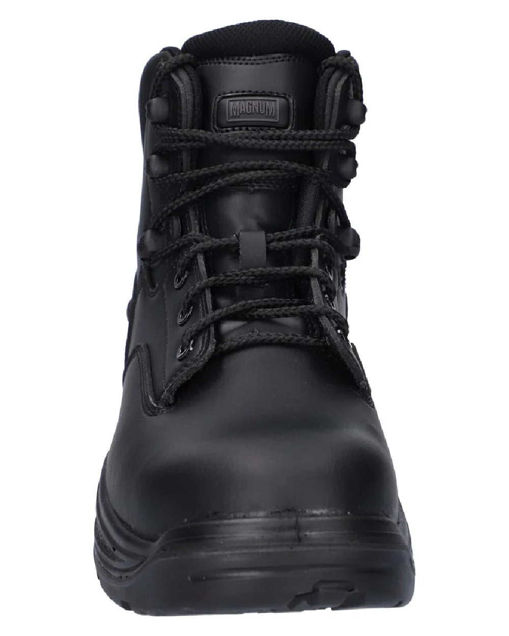 Black coloured Amblers Safety Mens AS241 Waterproof S3 SRC Safety Boots on white background