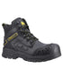 Black coloured Amblers Safety Mens AS962C Flare S7S SR Waterproof Safety Boots on white background