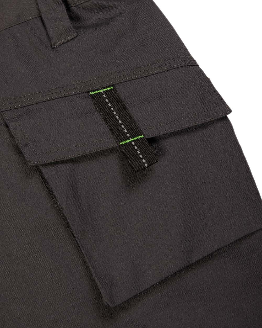 Grey Coloured Apache Mens Holster Pocket Shorts on white background