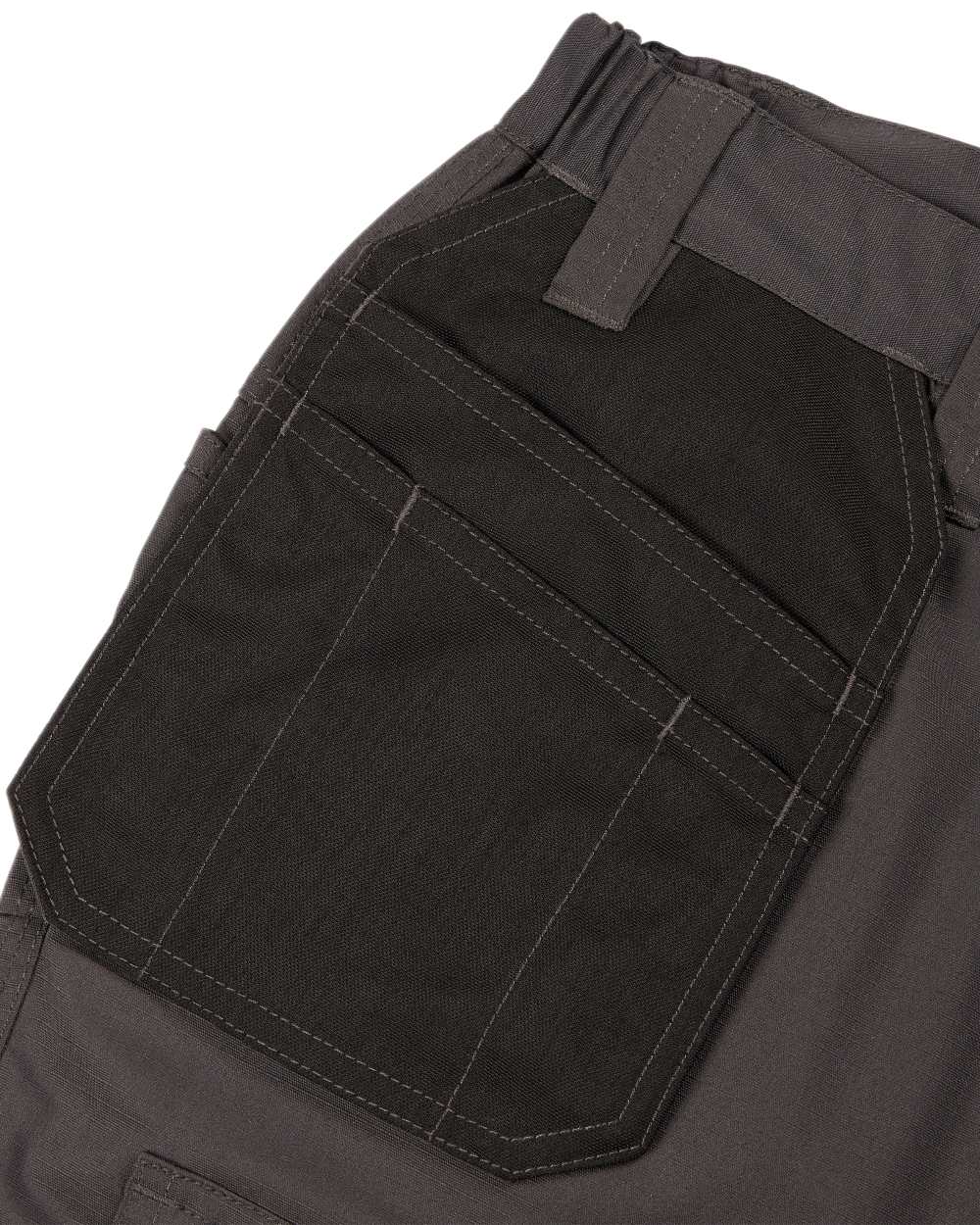 Grey Coloured Apache Mens Holster Pocket Shorts on white background