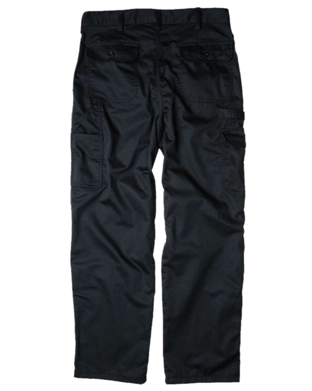 Black Coloured Apache Mens Industry Trousers on white background