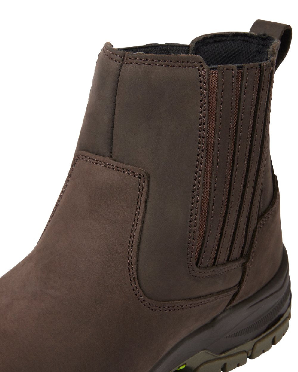 Brown Coloured Apache Mens Wabana Water Resistant Dealer Boots on white background