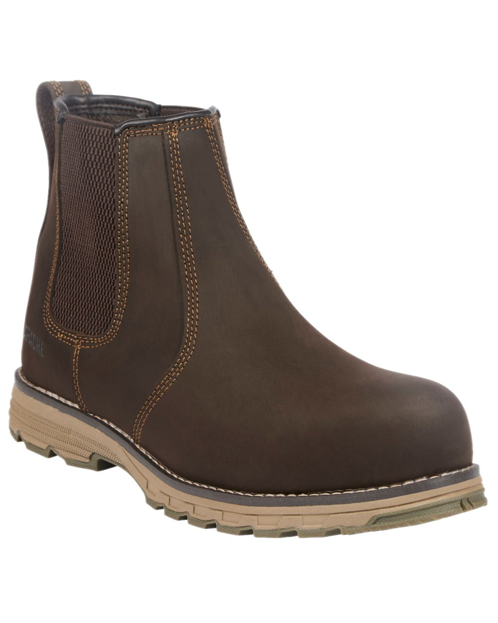 Brown Coloured Apache Mens Water Resistant Flyweight Dealer Boots on white background