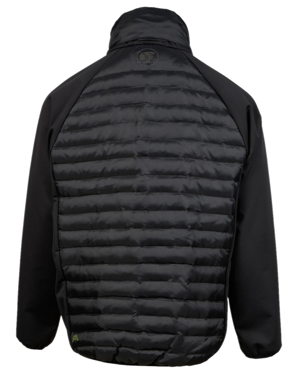Black Coloured Apache Mens Ashcroft Hybrid Jacket on white background