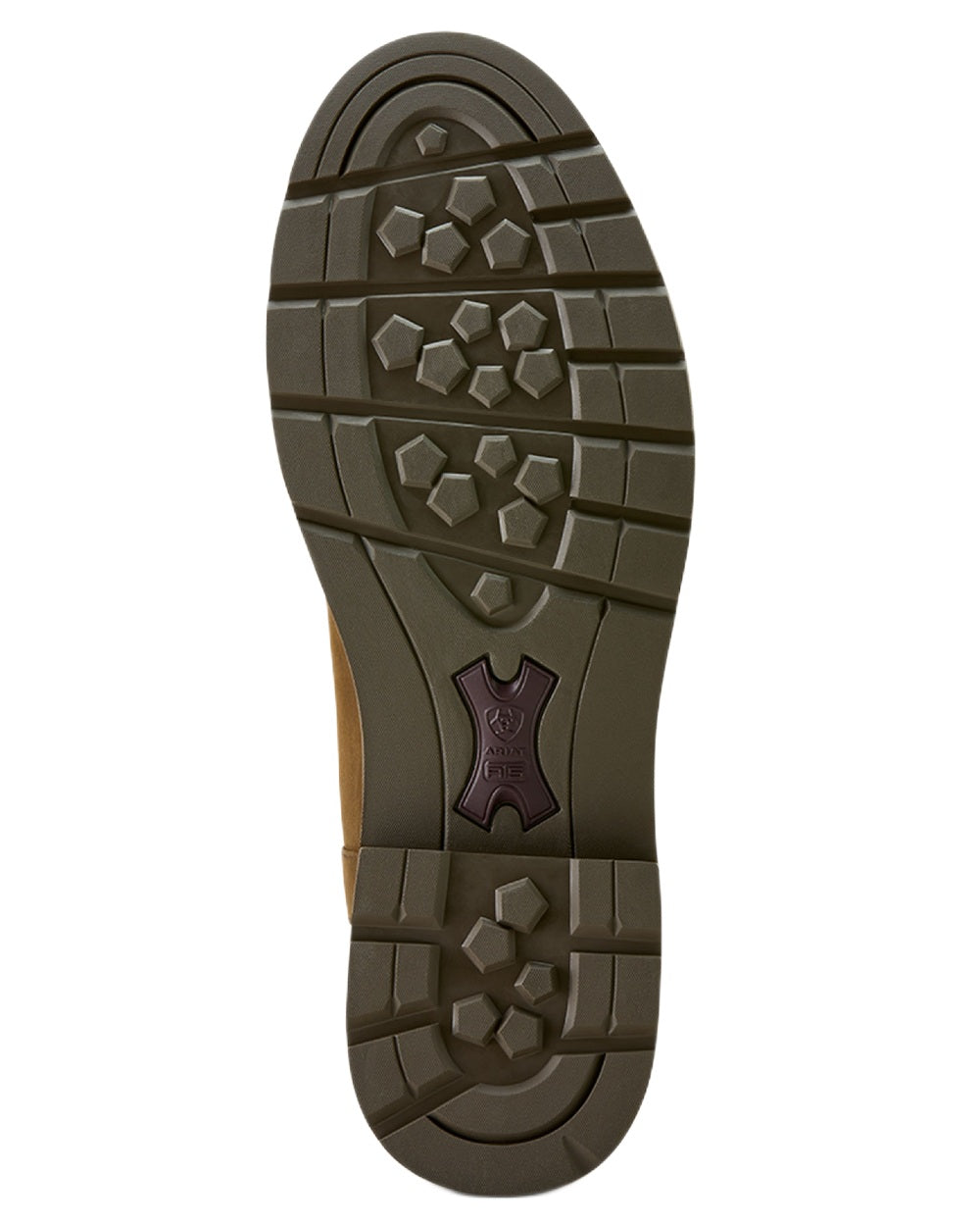 Palm Brown coloured Ariat Wexford Waterproof Boots on white background