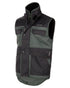 Greenstone Charcoal coloured Betacraft ISO940 Vest on white background
