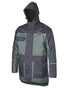 Greenstone Charcoal coloured Betacraft ISO940 Waterproof Hurricane Jacket on white background