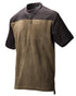 Olive coloured Betacraft Quest ECO Fleece T-Shirt on white background