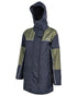 Black Saddle coloured Betacraft Womens ISO940 ECO Waterproof Parka on white background