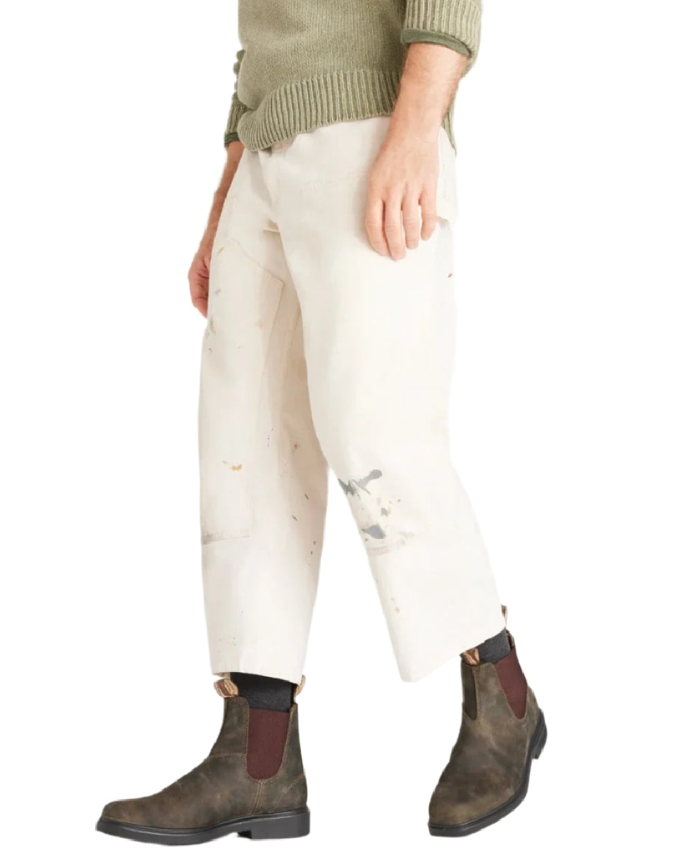 Rustic Brown coloured Blundstone 1306 Rustic Brown Chelsea Boots on white background