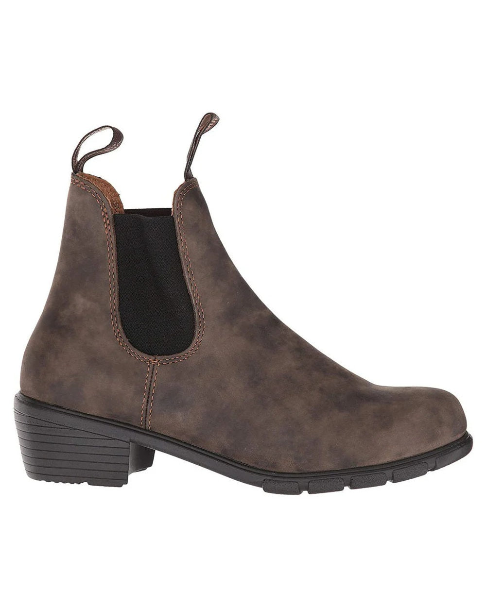 Rustic Brown coloured Blundstone Womens 1677 Leather Boots on white background