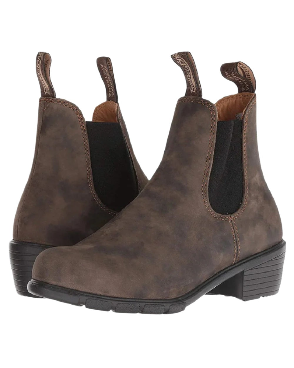 Rustic Brown coloured Blundstone Womens 1677 Leather Boots on white background