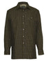 Green coloured Champion Milton Micro Fleece Lined Shirt on white background