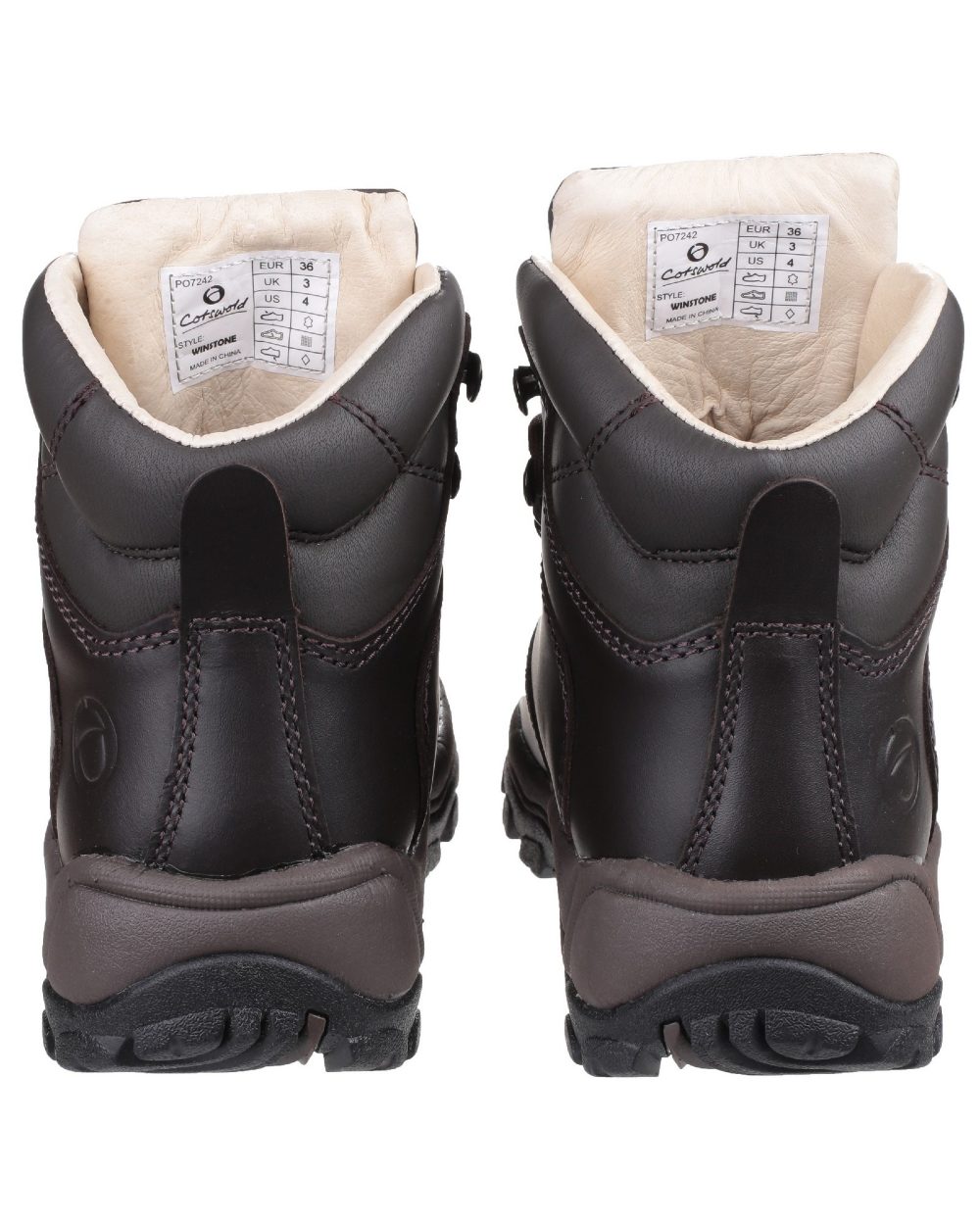 Brown coloured Cotswold Womens Winstone Boots on white background