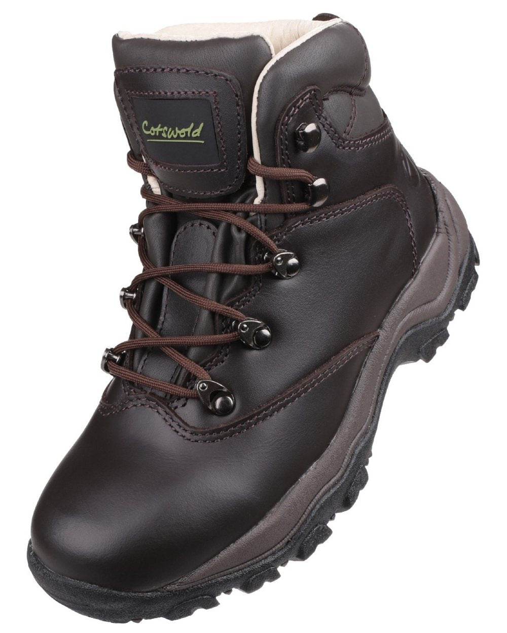 Brown coloured Cotswold Womens Winstone Boots on white background