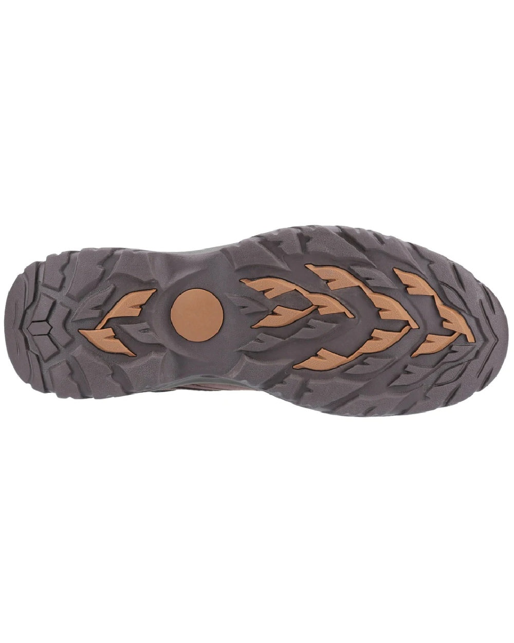 Brown coloured Cotswold Toddington Hiking Shoes on white background