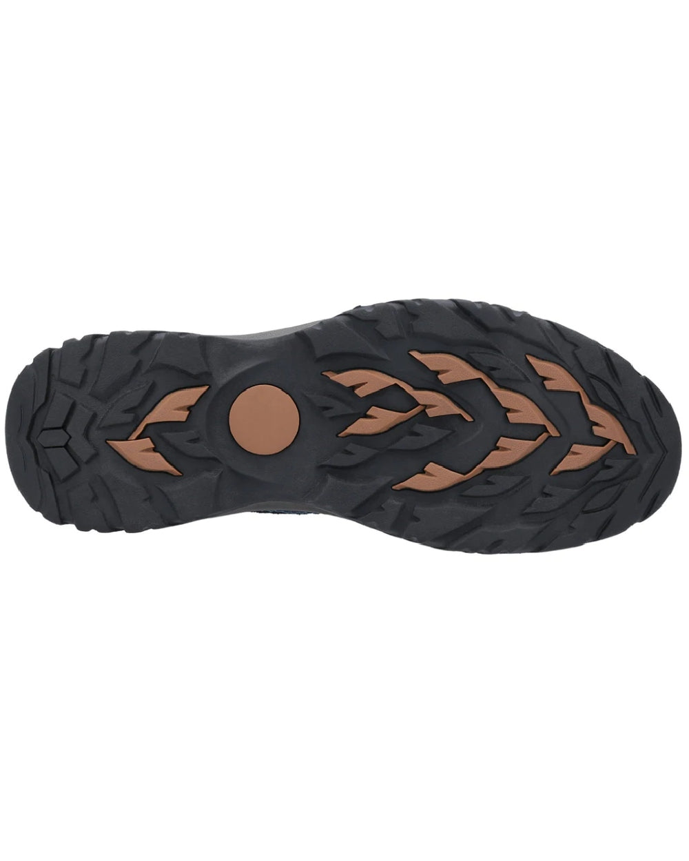 Navy coloured Cotswold Toddington Hiking Shoes on white background