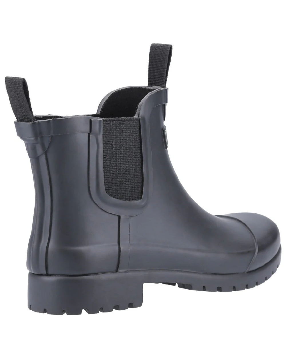 Black coloured Cotswold Womens Blenheim Waterproof Ankle Boots on white background