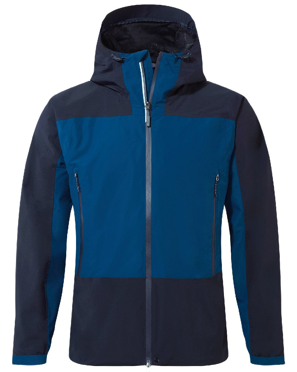 Poseidon Blue Dark Navy Coloured Craghoppers Expert Active Jacket on white background