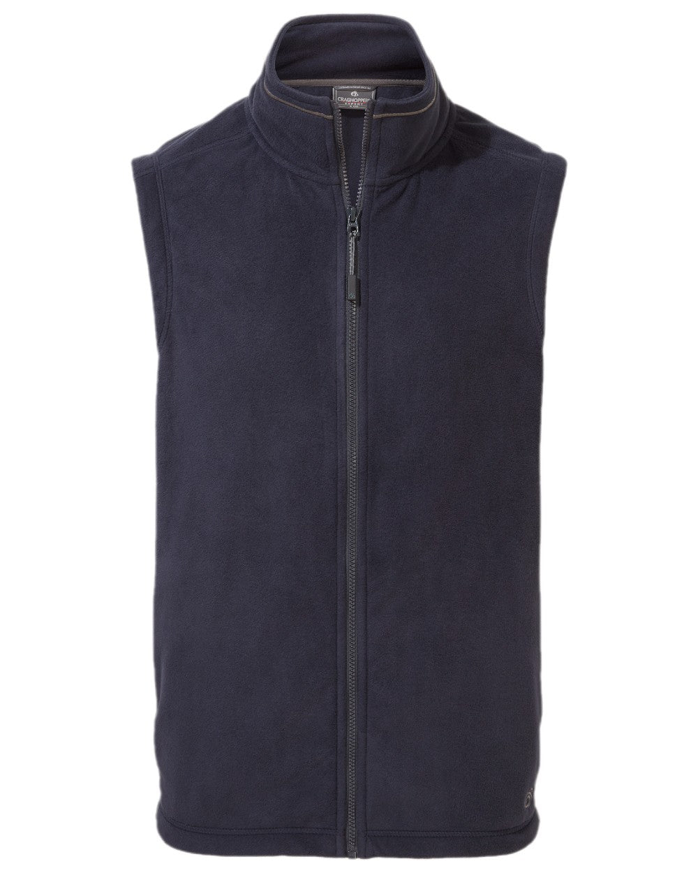 Dark Navy Coloured Craghoppers Expert Mens Corey Fleece Vest on white background