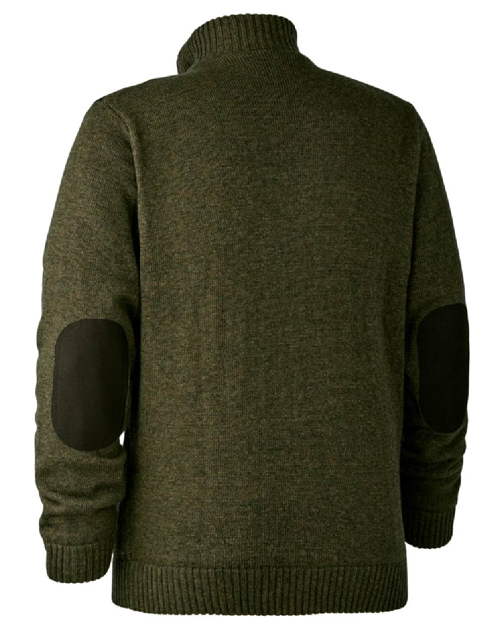 Cypress coloured Deerhunter Carlisle Knit Cardigan With Stormliner on white background