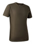 Adventure Green coloured Deerhunter Easton T-Shirt on white background