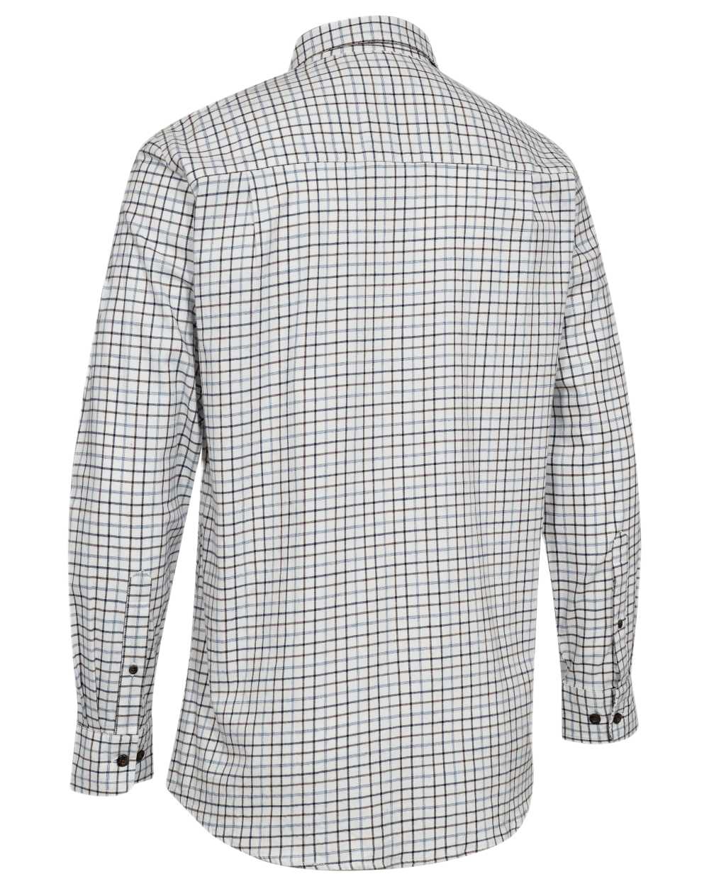 Blue Check Coloured Deerhunter Gavin Shirt on white background