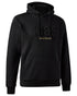 Black coloured Deerhunter Jubilee Hoodie on white background