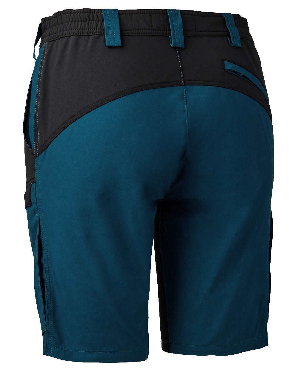 Pacific Blue coloured Deerhunter Lady Ann Shorts on white background