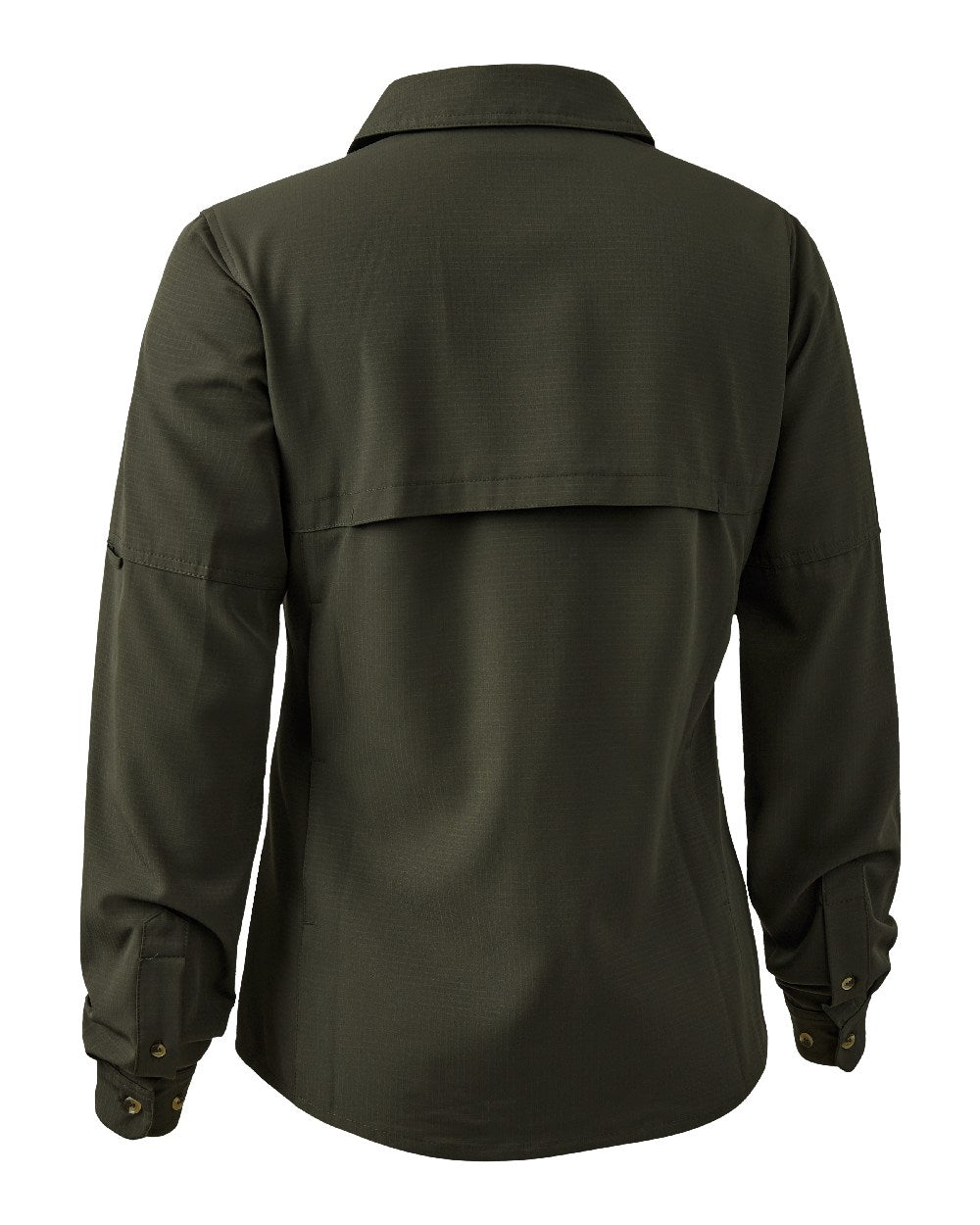Forest Green coloured Deerhunter Lady Canopy Shirt on white background