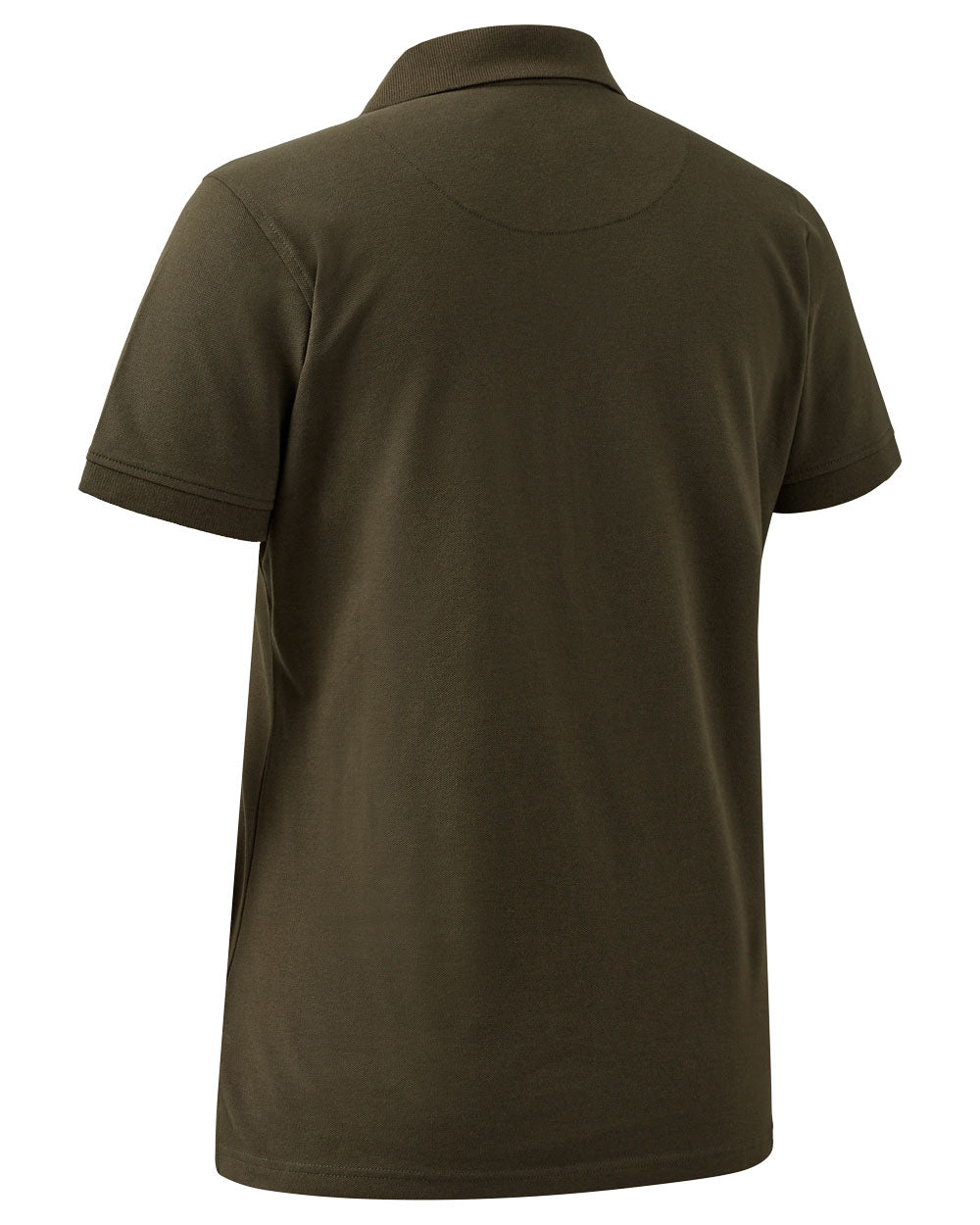 Deep Green coloured Deerhunter Harriet Polo Shirt on white background
