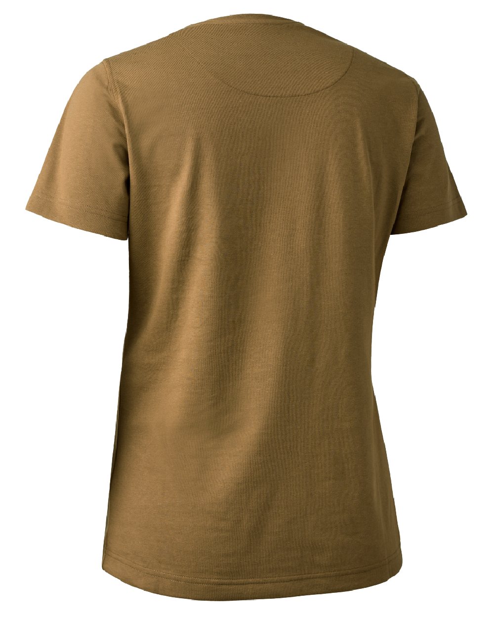 Butternut coloured Deerhunter Lady Logo T-Shirt on white background