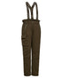 Art Green coloured Deerhunter Lady Muflon Pro Winter Trousers n white background
