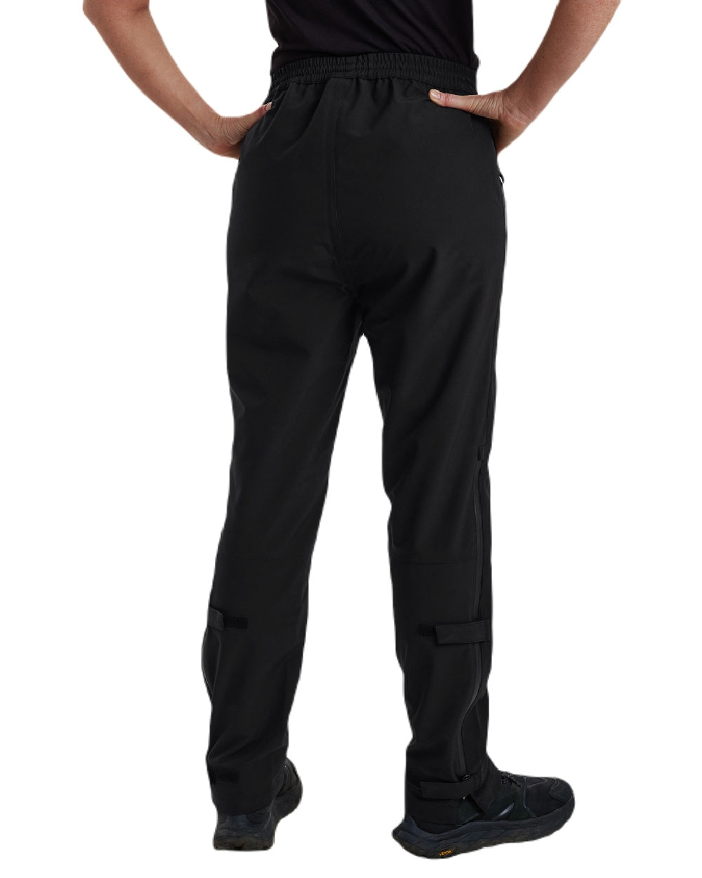 Black coloured Deerhunter Lady Sarek Shell Trousers on white background