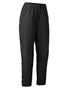 Black coloured Deerhunter Lady Sarek Shell Trousers on white background
