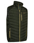Forest Ember coloured Deerhunter Mens Moor Padded Waistcoat on white background