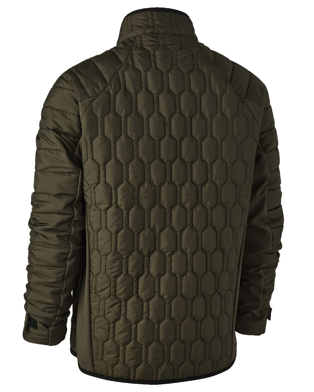 Forest Green coloured Deerhunter Mossdale Quilted Jacket on white background