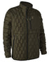 Forest Green coloured Deerhunter Mossdale Quilted Jacket on white background