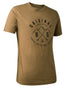 Butternut coloured Deerhunter Nolan T-Shirt on white background