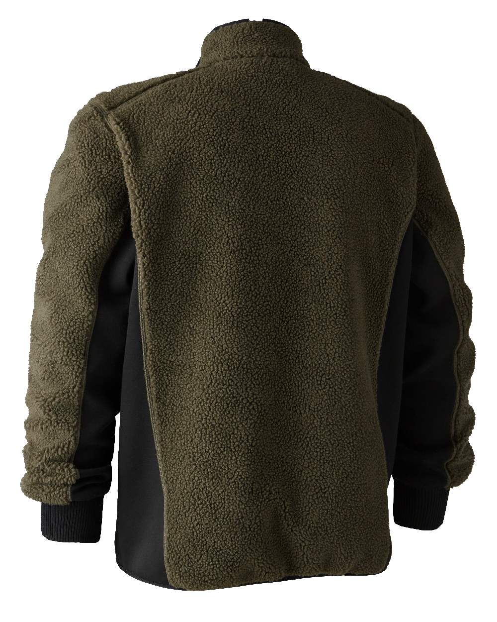 Adventure Green coloured Deerhunter Rogaland Fiber Pile Jacket on white background