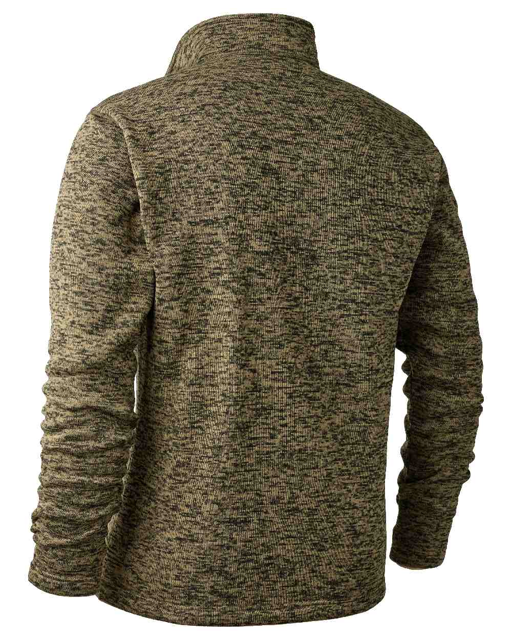 Butternut Melange coloured Deerhunter Sarek Knitted Jacket on white background