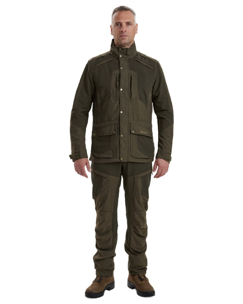 Palm Green coloured Deerhunter Strike Extreme Jacket on white background