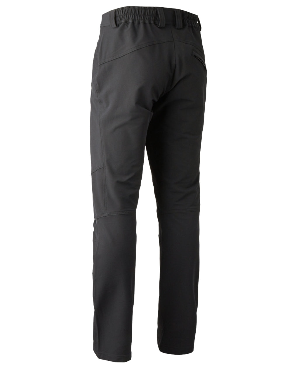 Black coloured Deerhunter Strike Full Stretch Trousers on white background