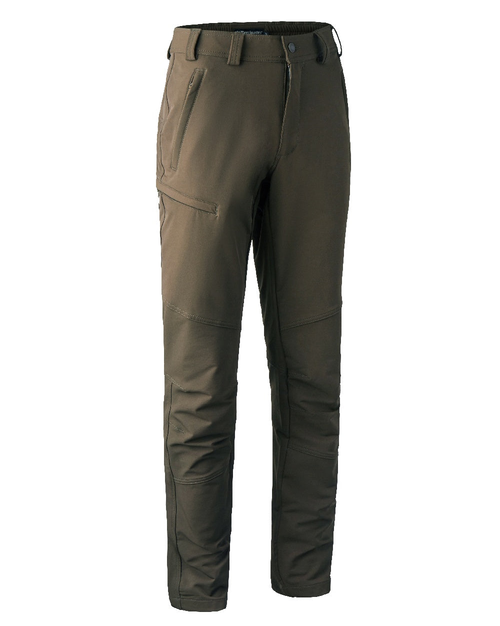 Fallen Leaf coloured Deerhunter Strike Full Stretch Trousers on white background