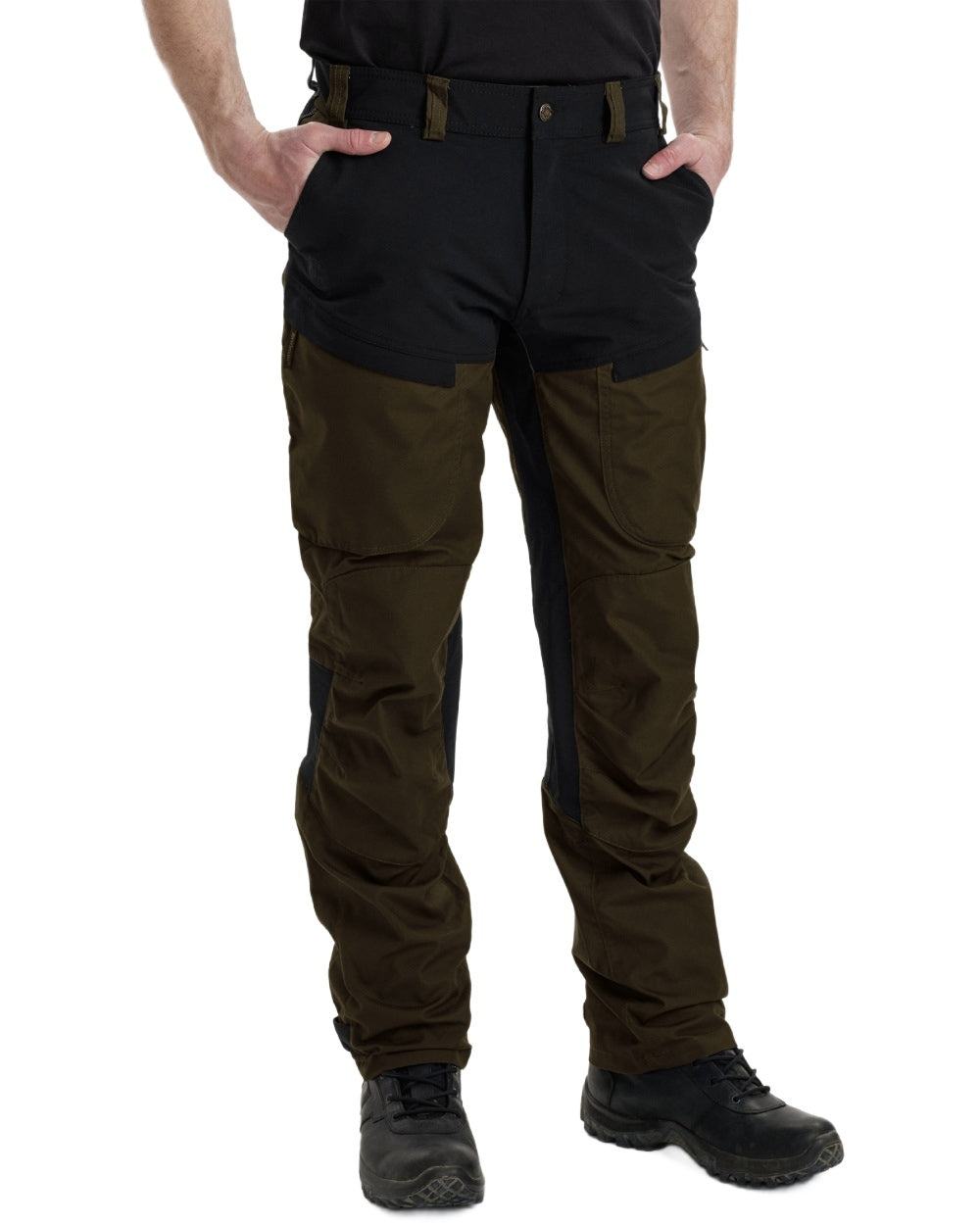 Fallen Leaf coloured Deerhunter Strike Trousers on white background