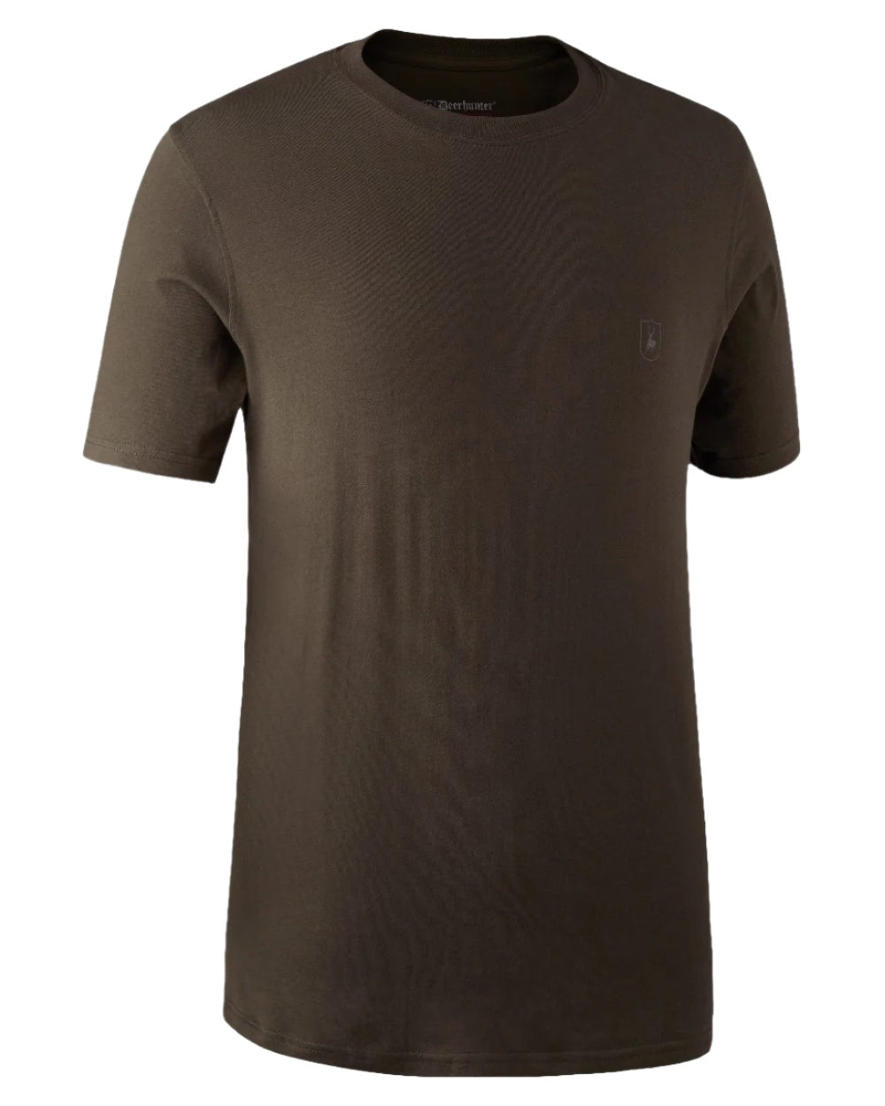 Green Brown Leaf coloured Deerhunter T-Shirts 2-Pack on white background